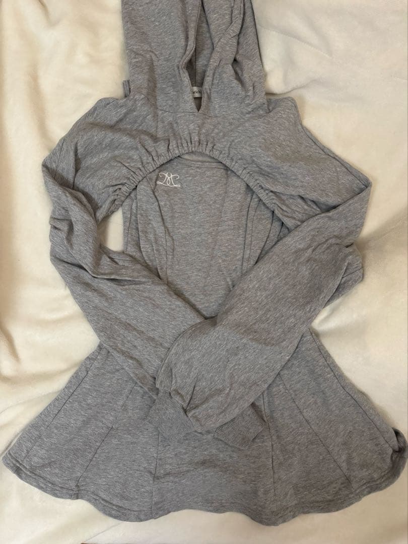 Darich ショートフーディスウェットミニワンピース free シール付き