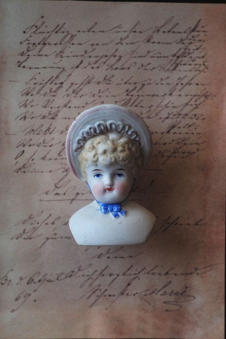 アンティーク パリアンドール ビスクドール チャイナヘッドドール ドールハウス