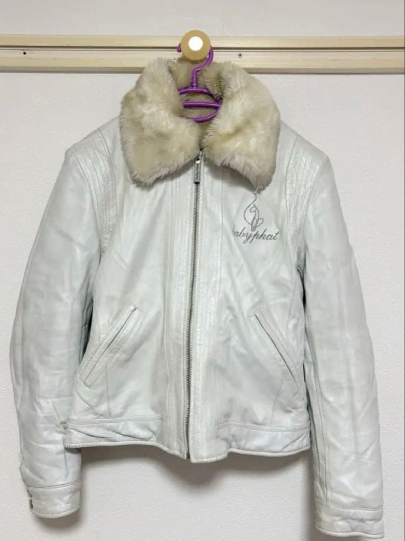 babyphat ベビーファット リバーシブル ブルゾン　ファー レザー y2k