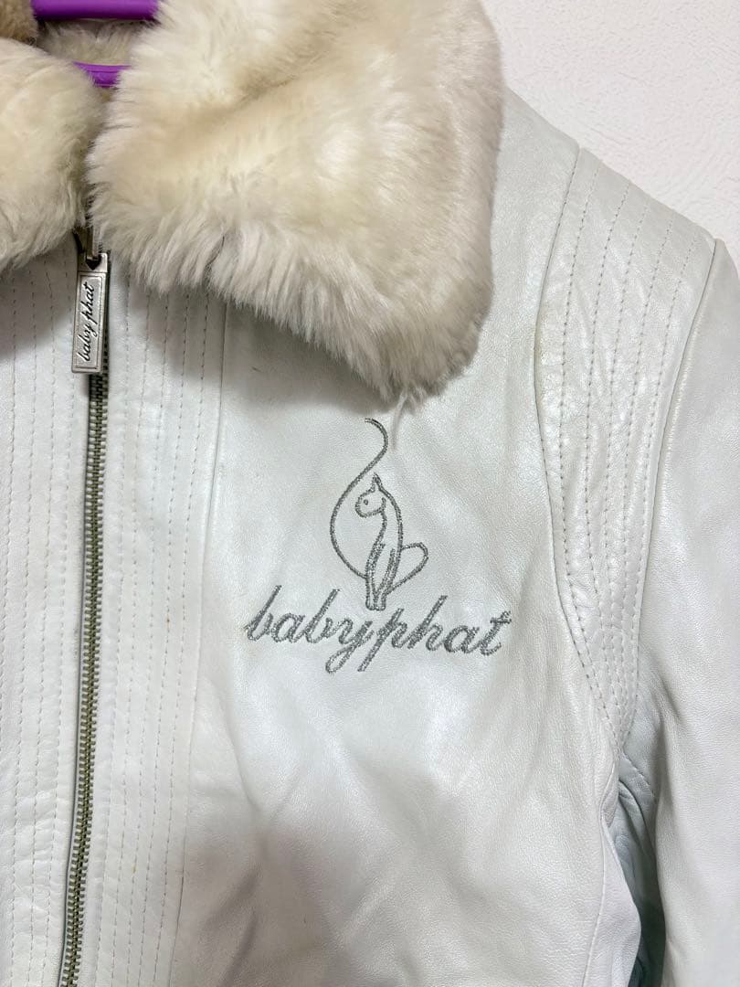 babyphat ベビーファット リバーシブル ブルゾン　ファー レザー y2k