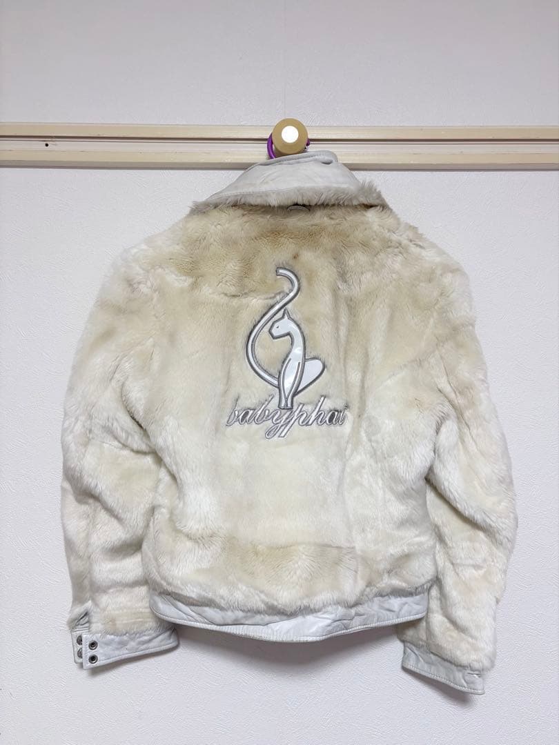 babyphat ベビーファット リバーシブル ブルゾン　ファー レザー y2k