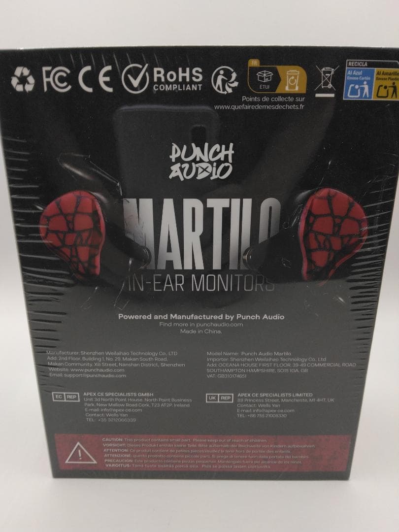 Linsoul Punch Audio Martiloハイブリット型 イヤフォン