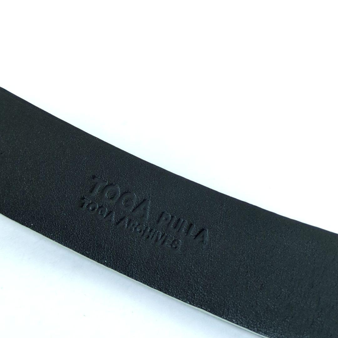 TOGA PULLA トーガプルラ ダブルバックルベルトグリーン 65～67.5