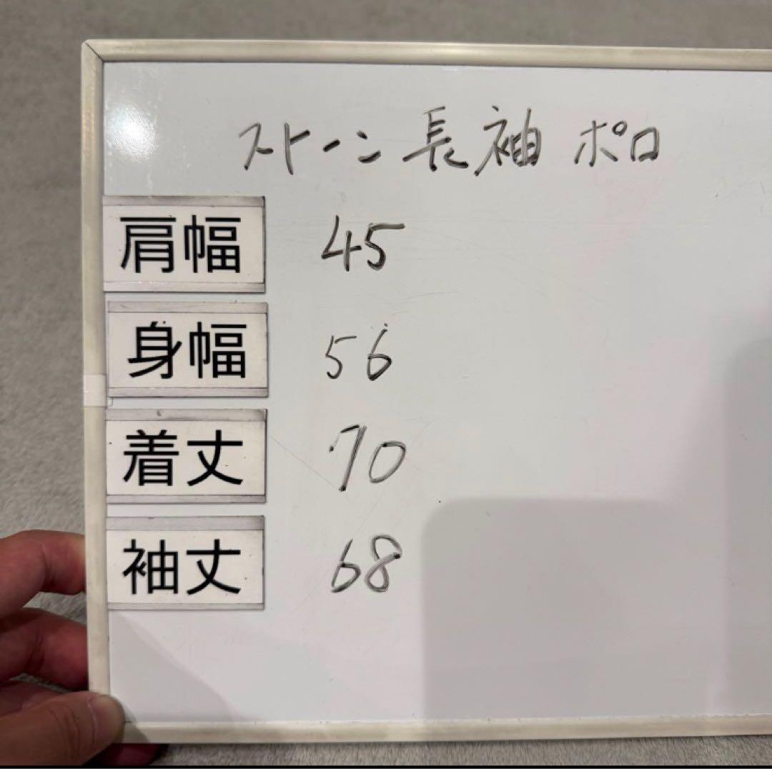 STONE  ブラック ポロシャツ