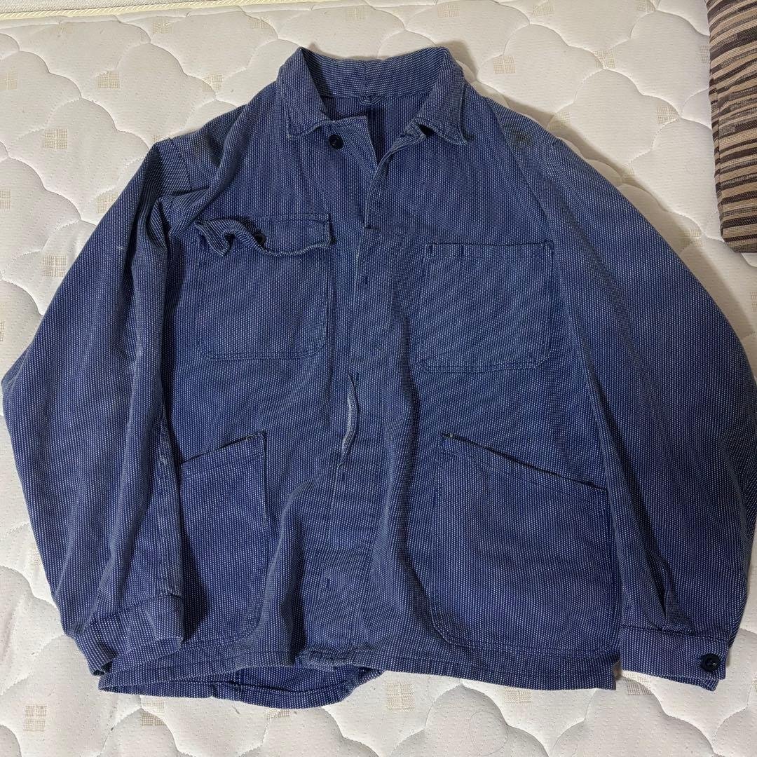 激レア　希少　40s50s ユーロビンテージ　ストライプジャケット