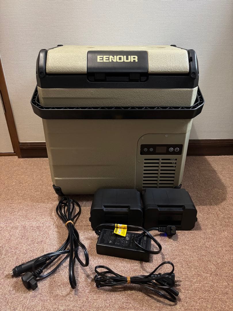 【ほぼ新品】車載冷蔵庫 ポータブル冷蔵庫 EENOUR D18 18L
