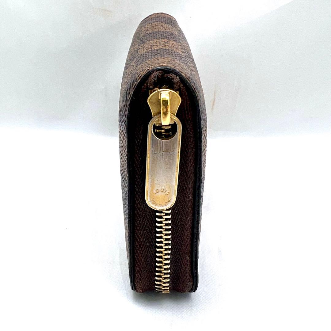 ルイヴィトン ダミエ ジッピーパース N63070 ラウンドジップ