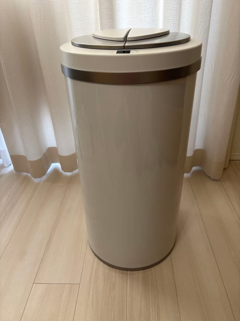 ゴミ箱ZitA センサー式 ホワイト ごみ箱 自動45L