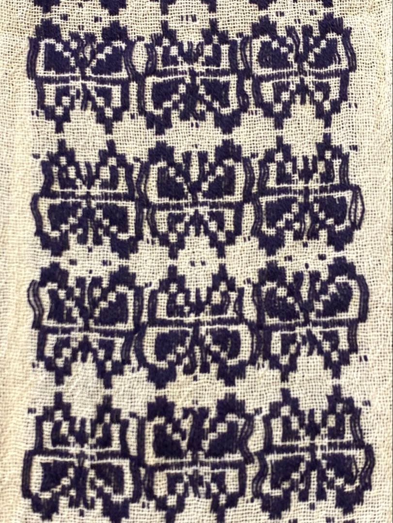 Needles 新品 未使用 ニードルズ ストール コットン ジャガード 蝶