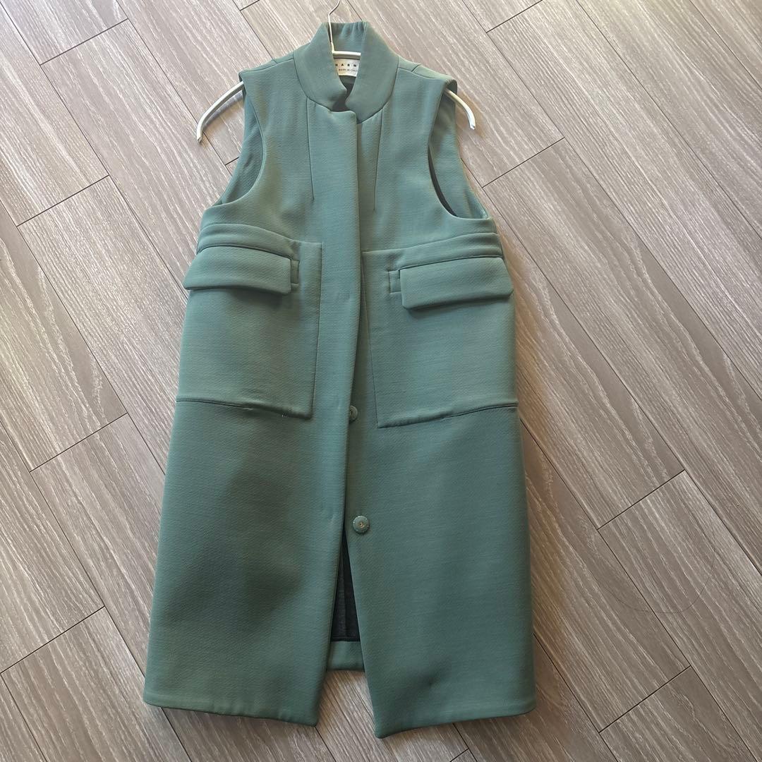2点おまとめ！MARNI ノースリーブベスト 36 グリーン