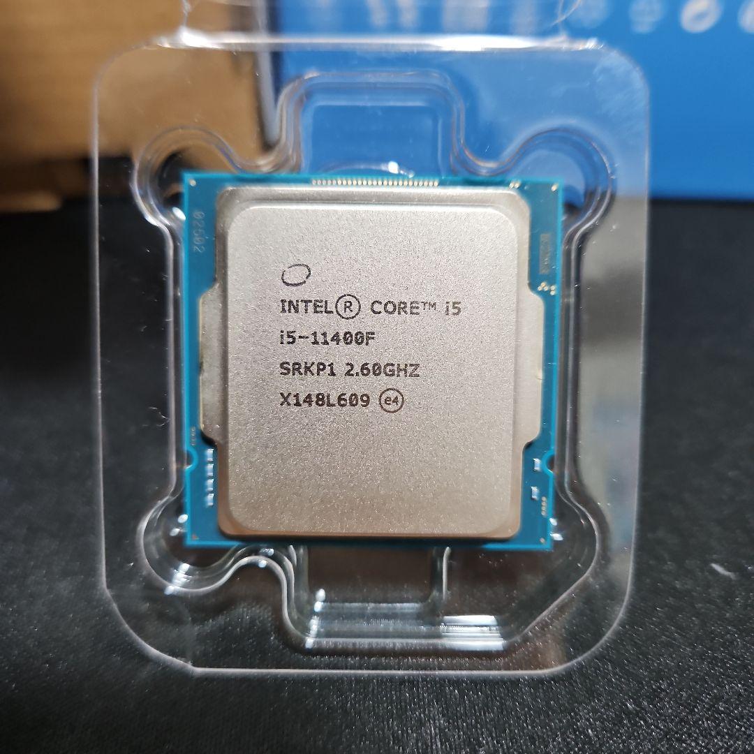 Intel Core i5-11400F CPU 動作OK