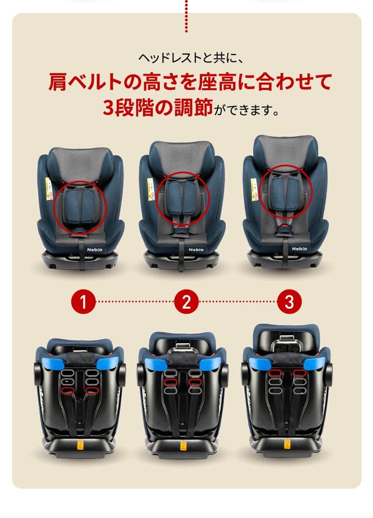 EasyPit 車用チャイルドシート ブラック　シートベルト式