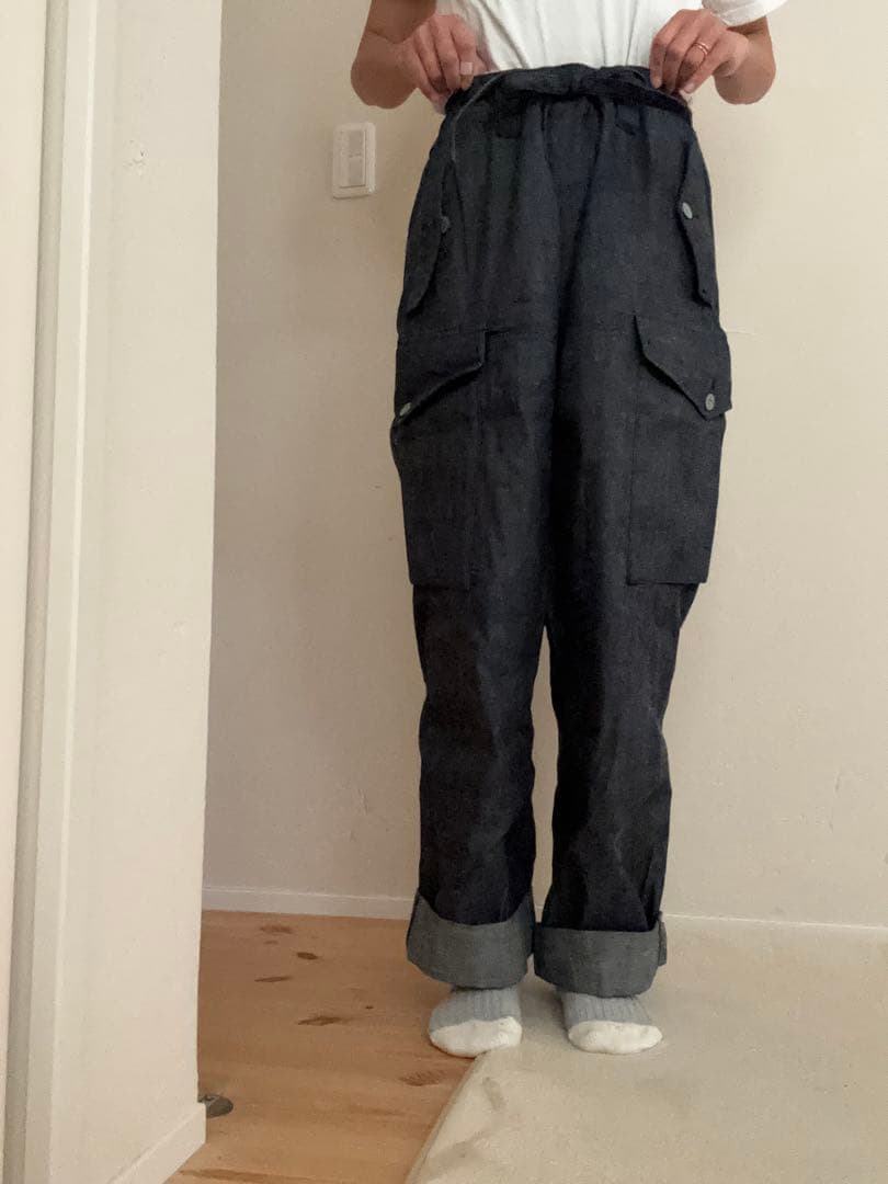 美品 nigel cabourn LYBRO/drawstring pants