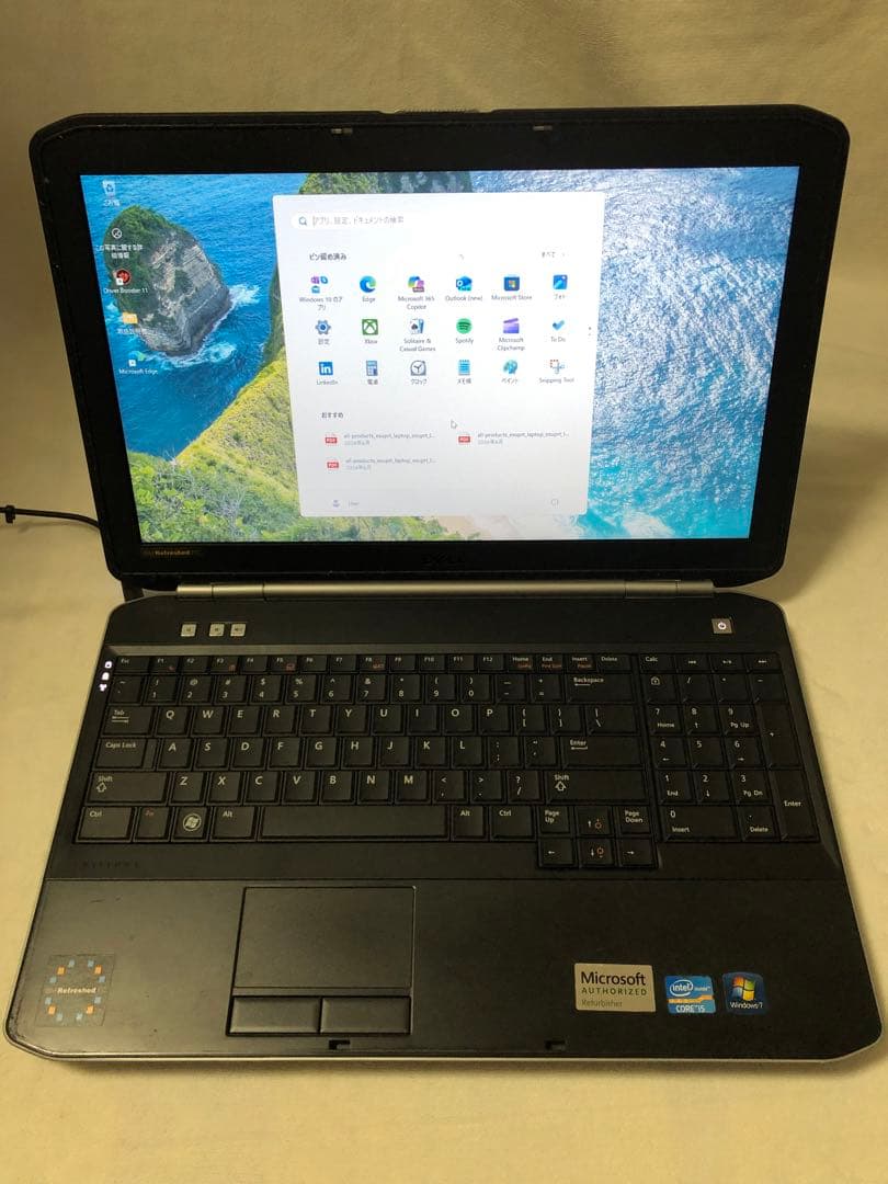 Windowsノート本体 DELL Latitude E5520 Corei5 8GB 250GB