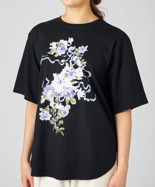 7日限定お値下げ　チャコット　オーバーTシャツ　花柄　ヨガ　バレエ　ジム