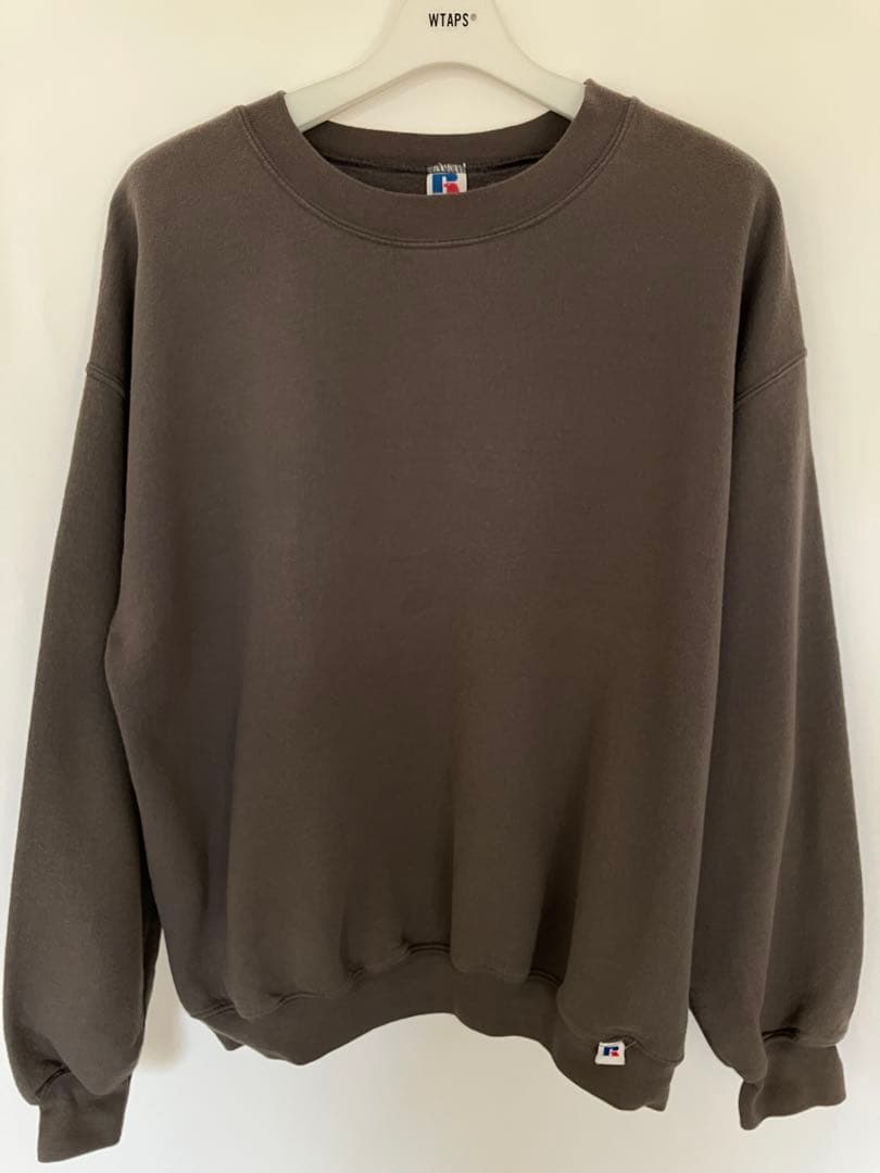 希少 80s USA製 Russelラッセル スウェット チャコールグレー XL