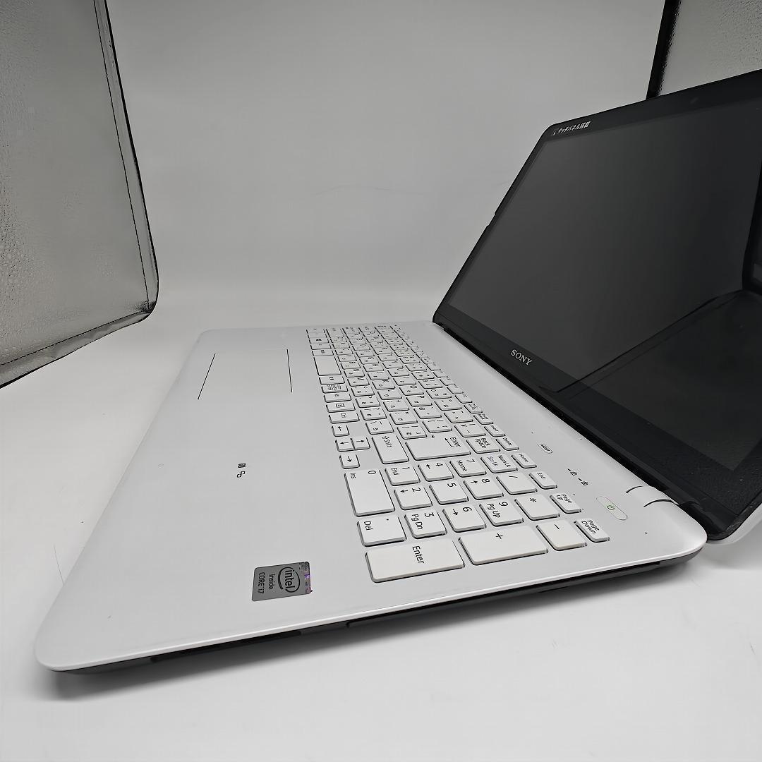 【VAIO】SVF 高速i7 新品SSD512GB 16GB ホワイトノートPC
