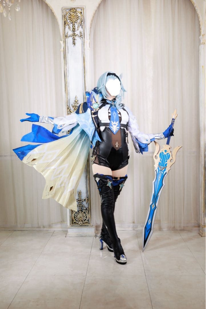 【即日発送】三分妄想 原神 エウルア コスプレ衣装 フルセット