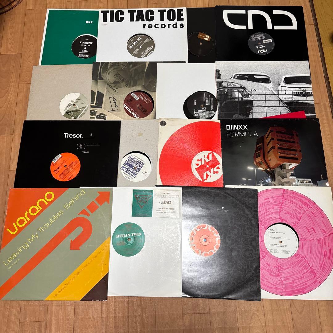 ミニマルテクノ　テックハウス　レコードまとめ　66枚