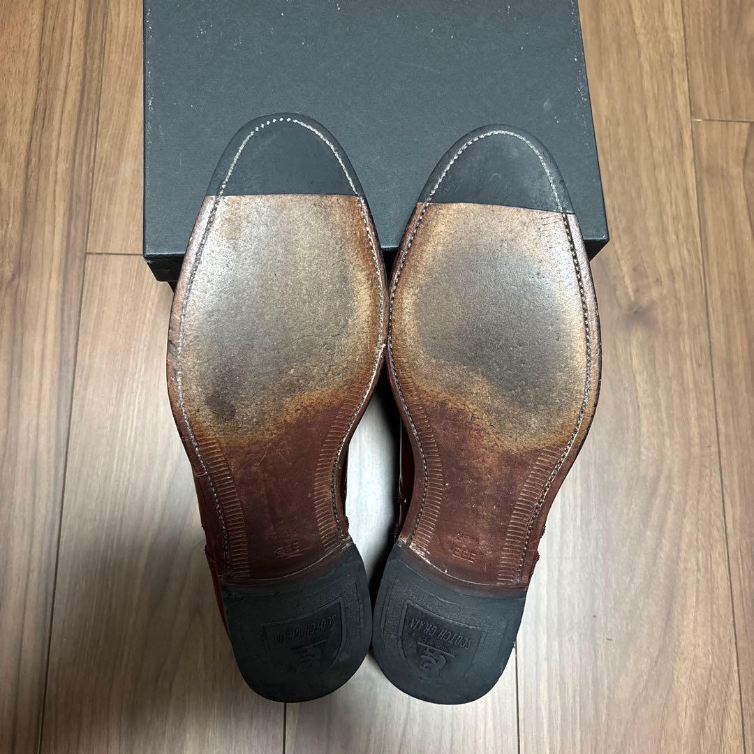 【美品】スコッチグレイン GINZA edition 25.5cm ボルドー