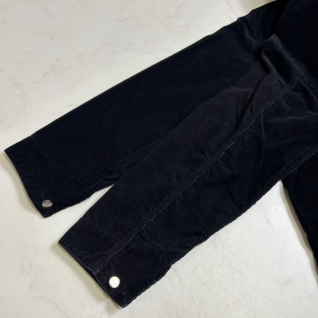 00s カーハート ミシガンチョアコート コーデュロイ 黒 L エドウィン期