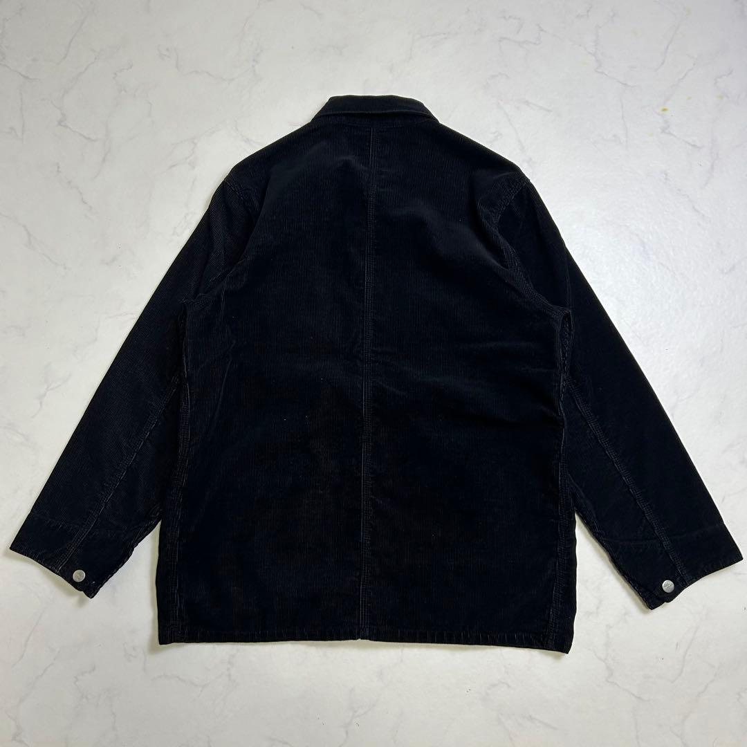 00s カーハート ミシガンチョアコート コーデュロイ 黒 L エドウィン期