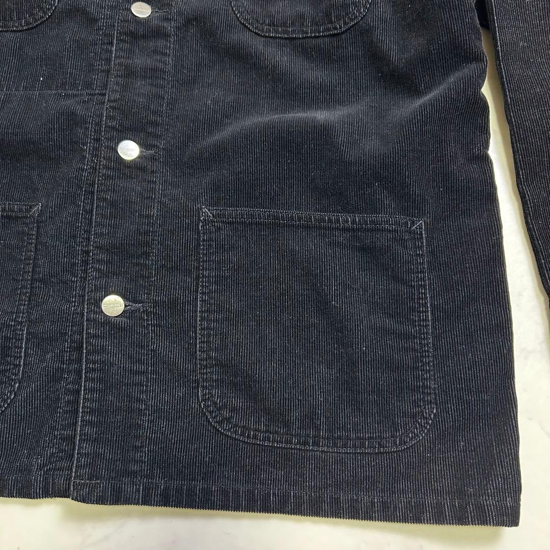 00s カーハート ミシガンチョアコート コーデュロイ 黒 L エドウィン期