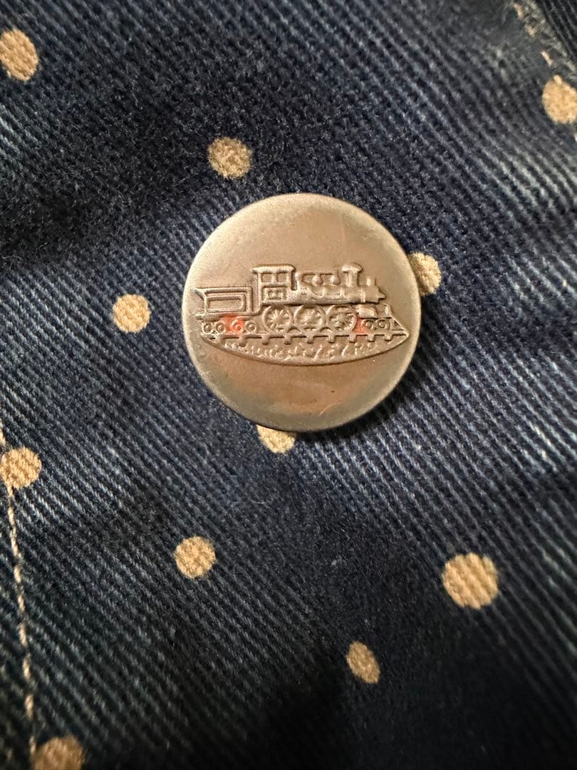 RRL ドット柄カバーオール