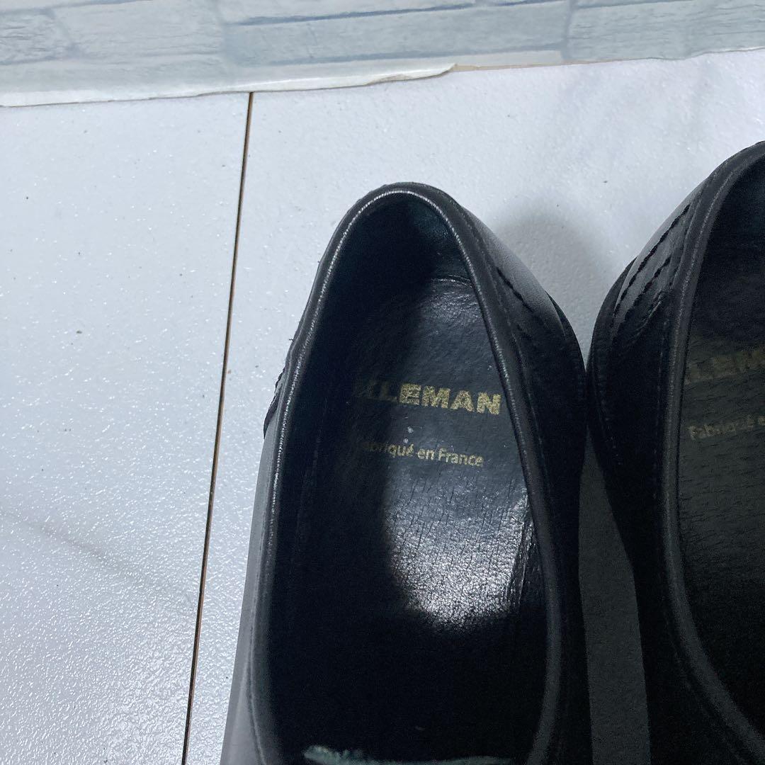 美品 KLEMAN クレマン PADROR チロリアンシューズ 革靴 黒 40