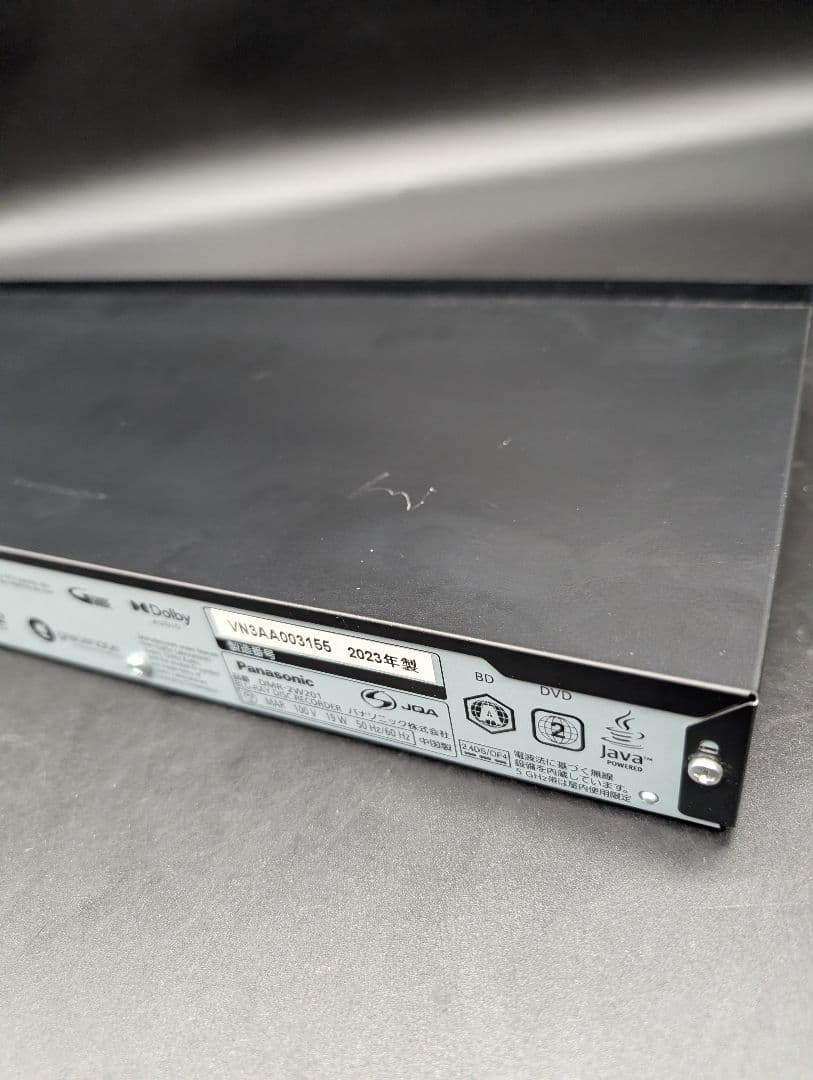 Panasonic ブルーレイレコーダー 4K DIGA DMR-2W201