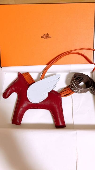 新品未使用　エルメス　ペガサス　MM ロデオチャーム