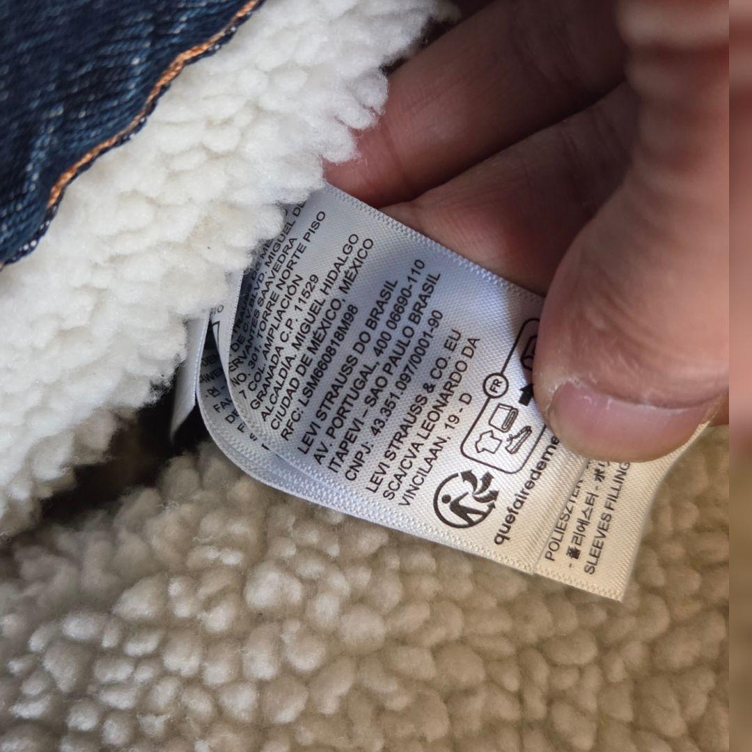 リーバイスpremium大戦タイプデニムジャケット日本規格Lサイズ