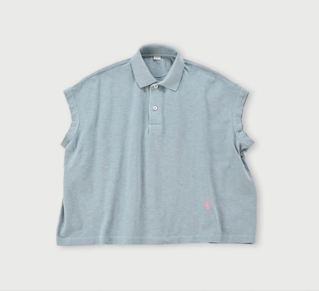 45R ジンバカノコの33色馬ポロ モスブルー