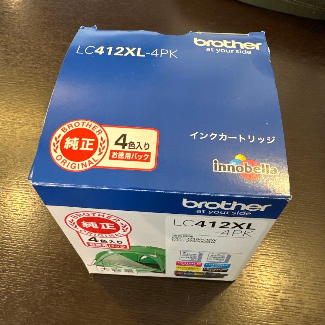 Brother LC412XL-4PK インクカートリッジ