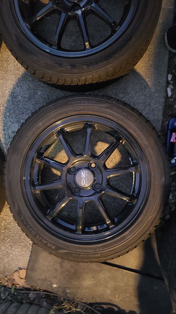 15インチ　前後サイズ違い　三菱ｉ　アイ