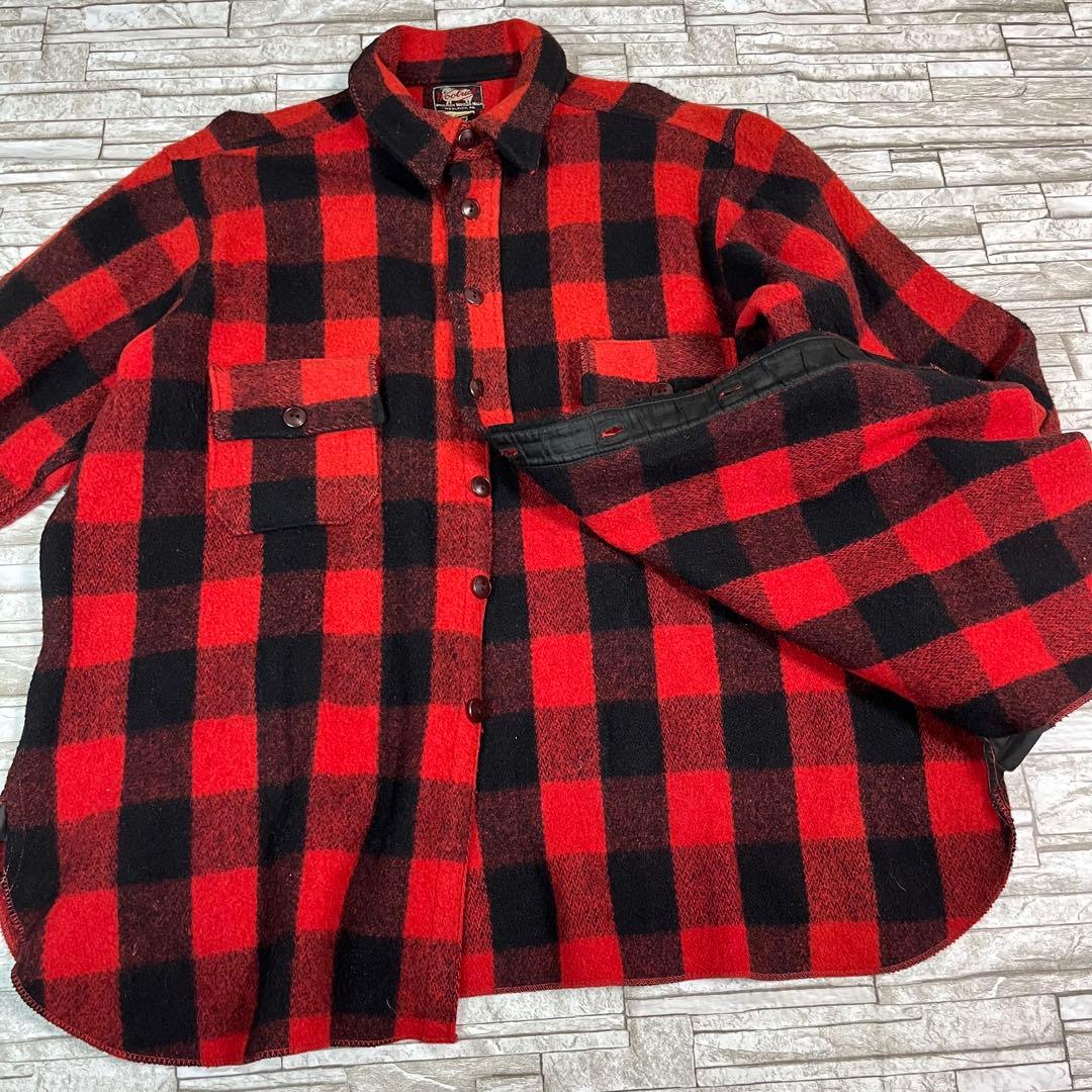 40s Woolrich マッキーノジャケット バッファローチェック ビンテージ