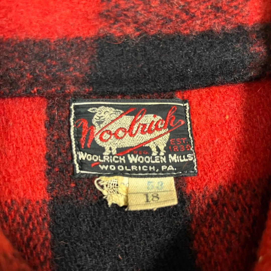 40s Woolrich マッキーノジャケット バッファローチェック ビンテージ