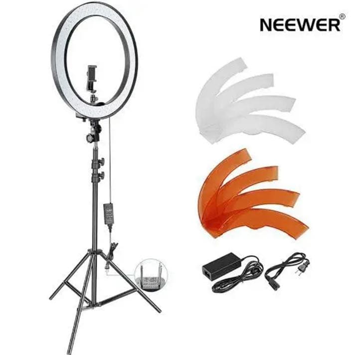 【交渉OK】Neewer 18インチLEDリングライト【持ち運び用カバー付】