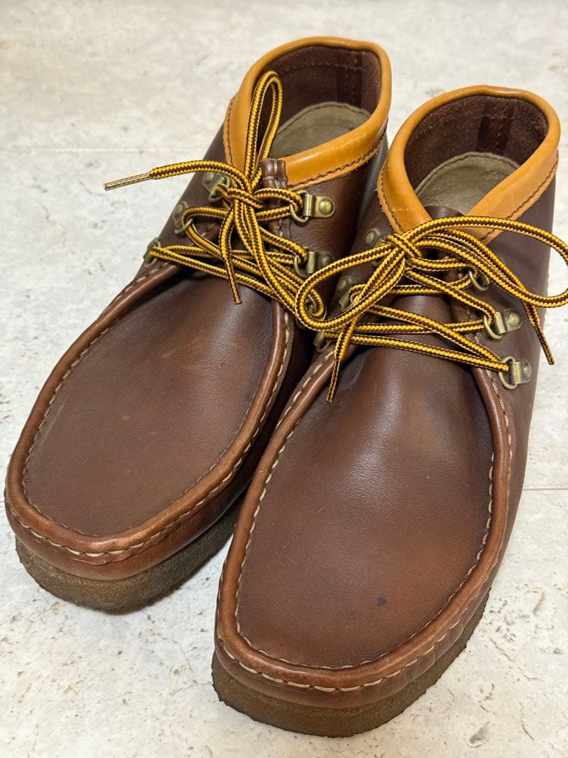 美品　クラークス ワラビー ロック　ROCK EBONY LEATHER 2 7