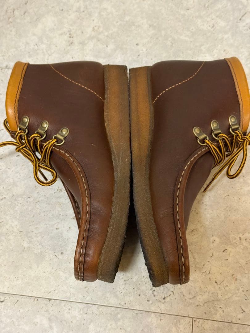 美品　クラークス ワラビー ロック　ROCK EBONY LEATHER 2 7