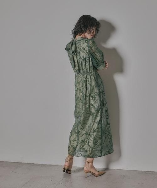 美品 niana ニアナ マキシ ドレス S 結婚式 オケージョン パーティー