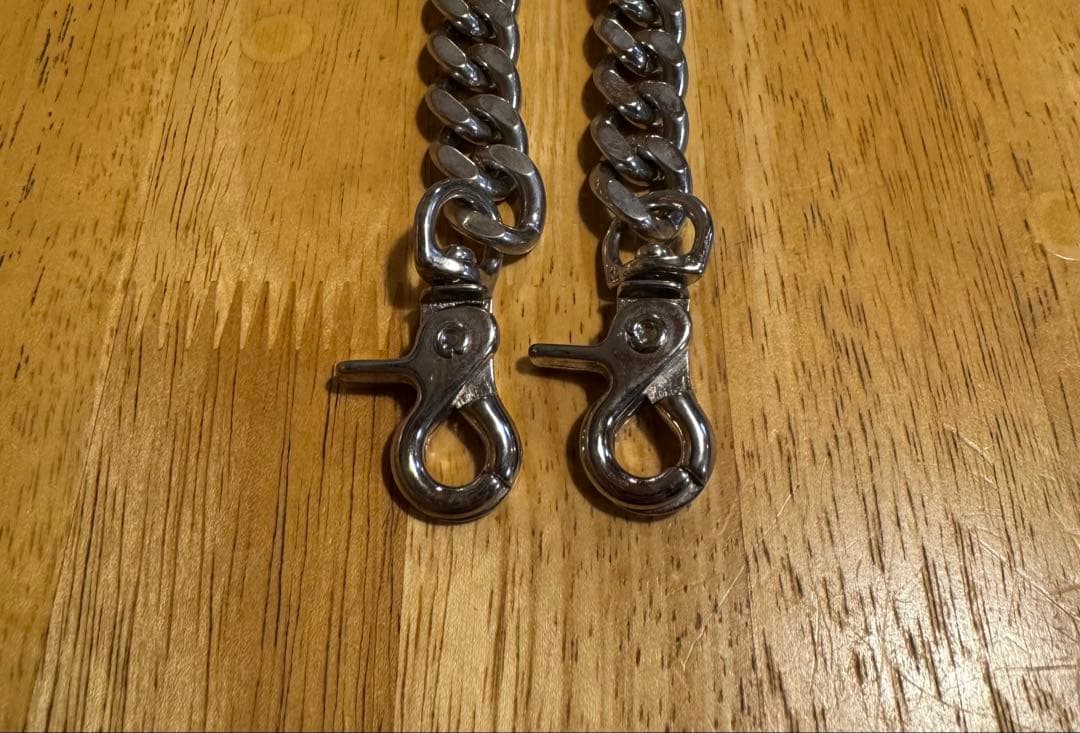 シルバー ウォレットチェーン　全長約53cm