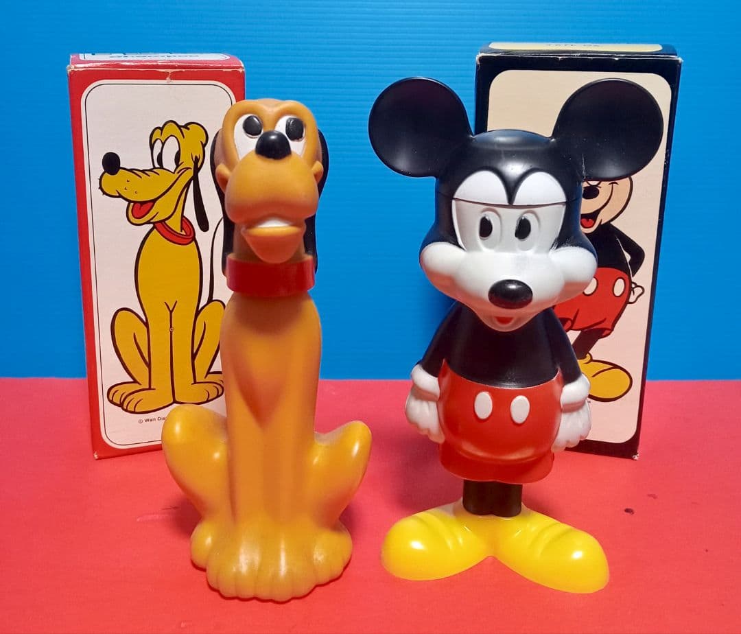 レア 1960s70's米国ビンテージ非売品 プルート&ミッキー ソーキーボトル