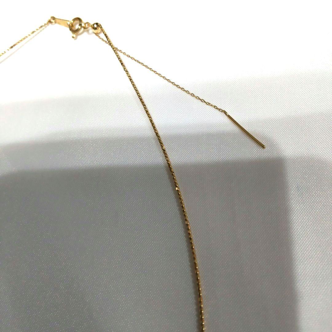 マルコちゃん【未使用】ＧＳＴＶ １８Ｋ ＹＧ アコヤ真珠 オメガネックレス