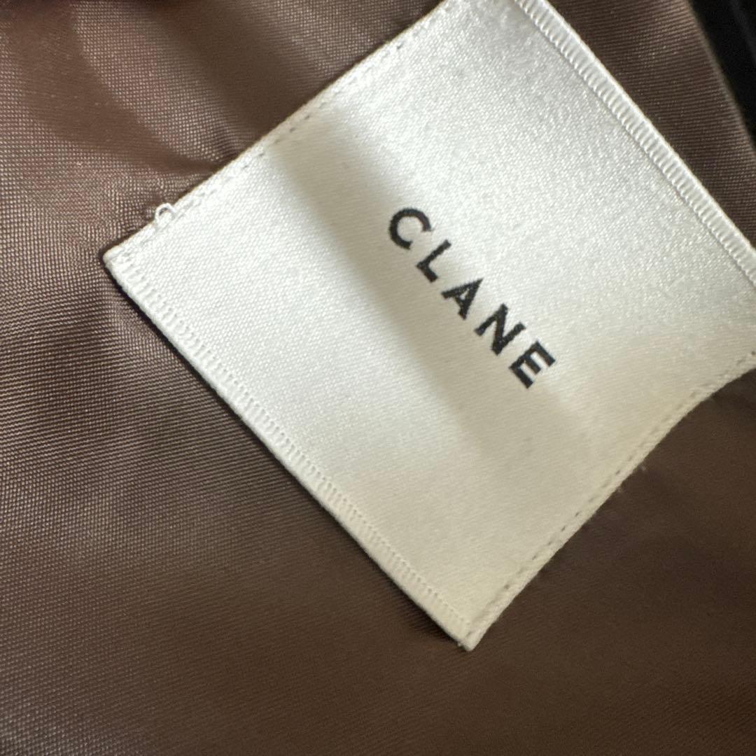 CLANE CURL FUR SHORT COAT ブラウン