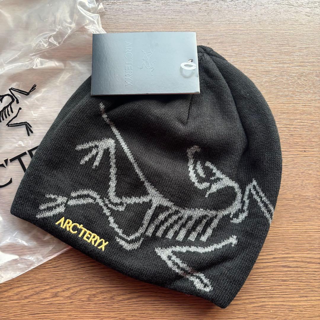 【アークテリクス】【新品】【良質】 ニット帽　男女兼用　ビーニー　ブラック