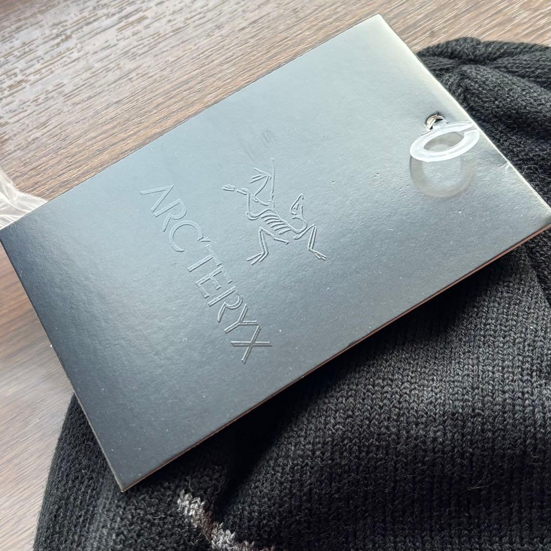 【アークテリクス】【新品】【良質】 ニット帽　男女兼用　ビーニー　ブラック