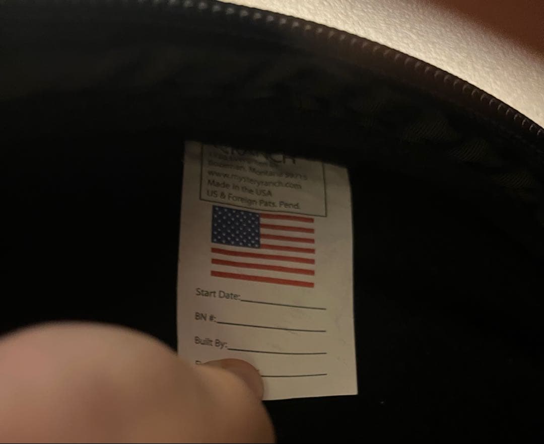 ミステリーランチWendy ヘルメットコラボ サンプルパック