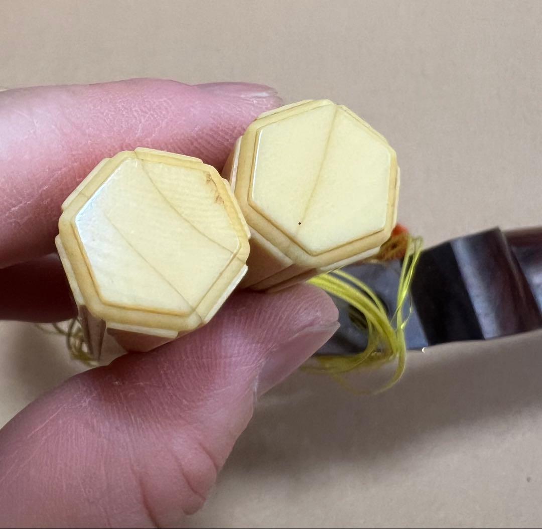 和楽器 三味線 高級糸巻き 箱付き　現状品特価