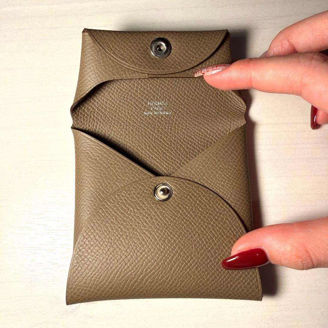 エルメス/HERMES バスティア　ケース　エトゥープ【新品/未使用】